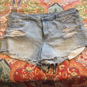 AE high-waisted shorts